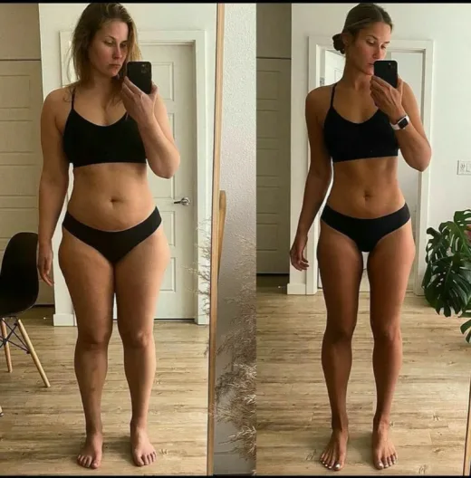 Before and after transformation